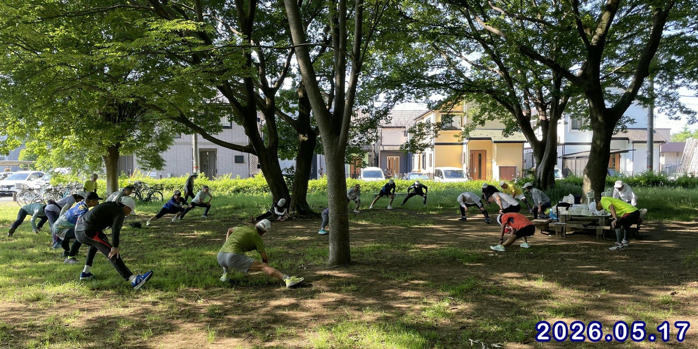 朝練の様子（5月17日）